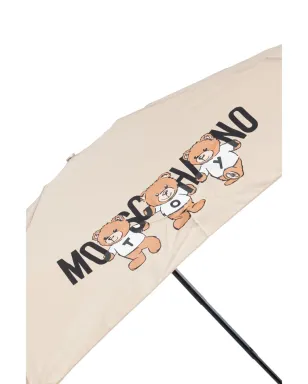 Moschino テディベアロゴプリント コンパクト傘 - サムネイル4