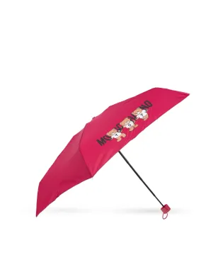 Moschino テディモチーフ コンパクトアンブレラ - サムネイル2