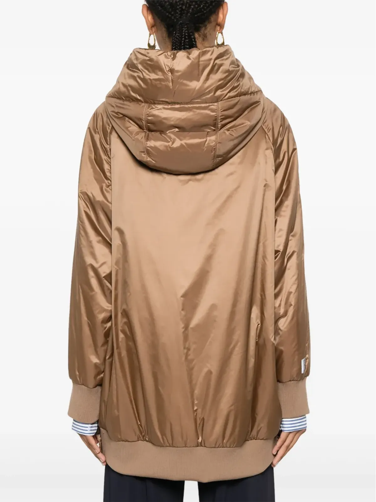 Max Mara フード付きパーカコート - 画像4