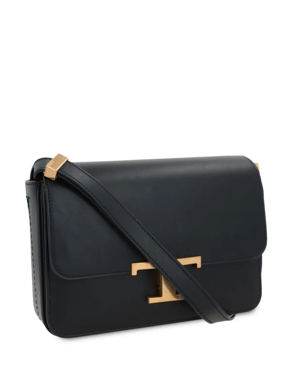 Tod's ミニ T Timeless レザー クロスボディバッグ ブラック - 画像3