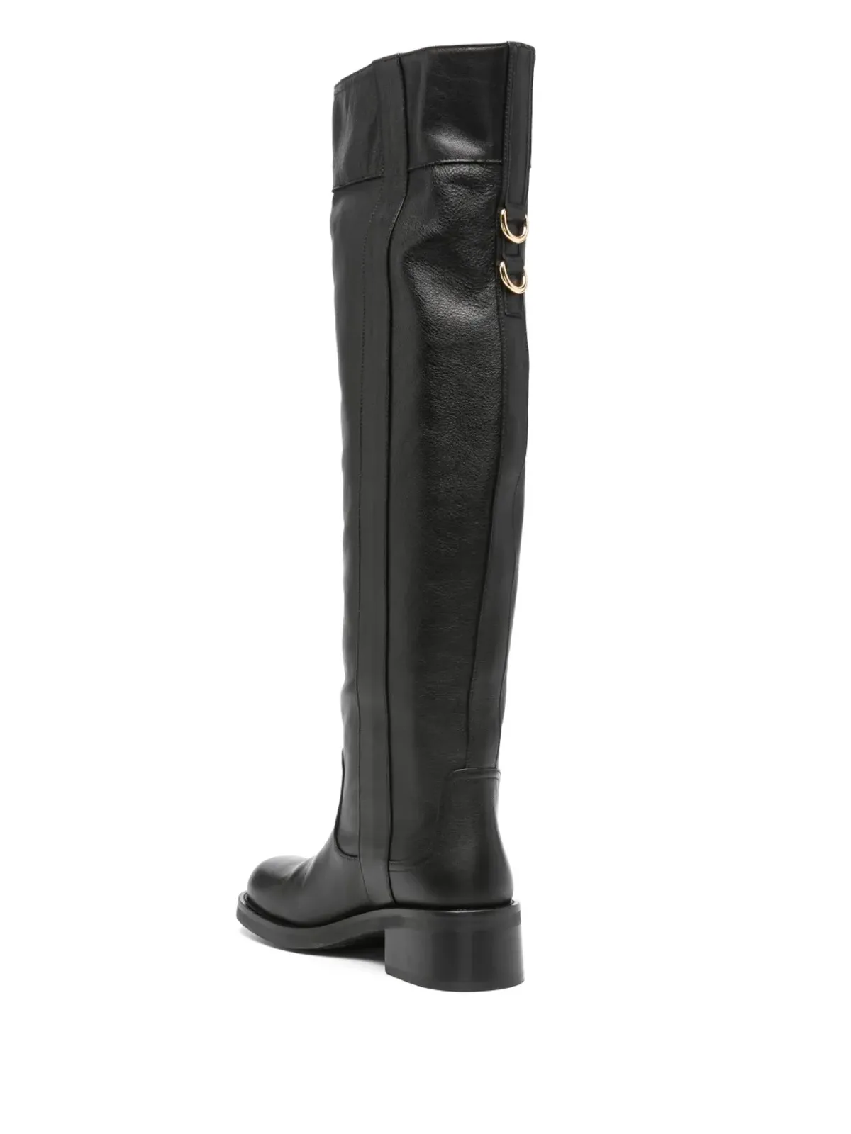 Moschino 50mmスタッズ装飾の膝上ブーツ - ブラック - 画像3