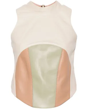 MITILIANE COUTURE 3色ノースリーブトップ - サムネイル1