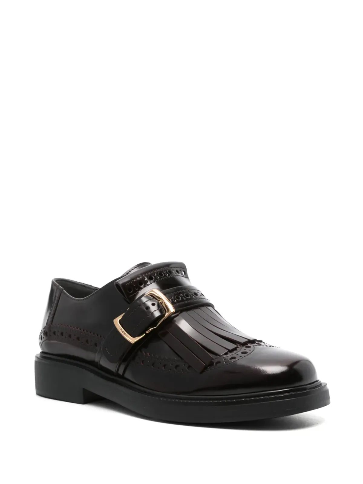 Tod's モンクストラップ レザー ローファー - パープル - 画像2