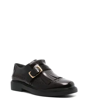 Tod's モンクストラップ レザー ローファー - パープル - サムネイル2
