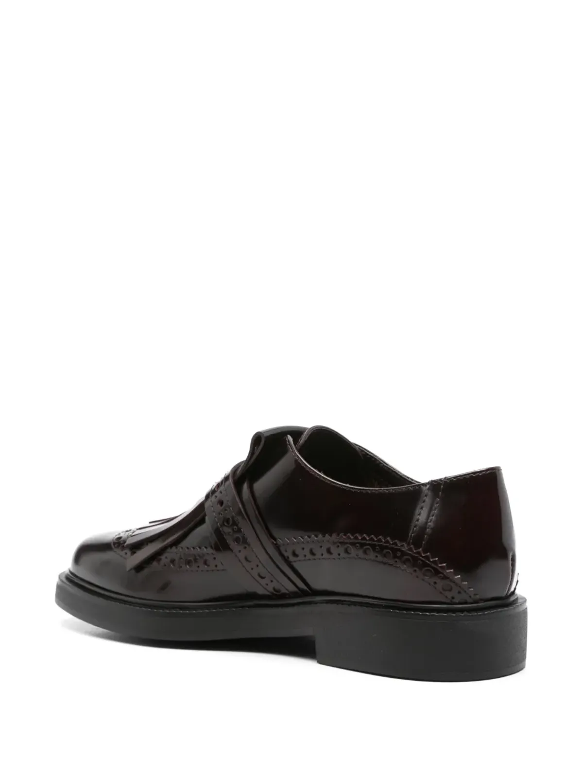 Tod's モンクストラップ レザー ローファー - パープル - 画像3