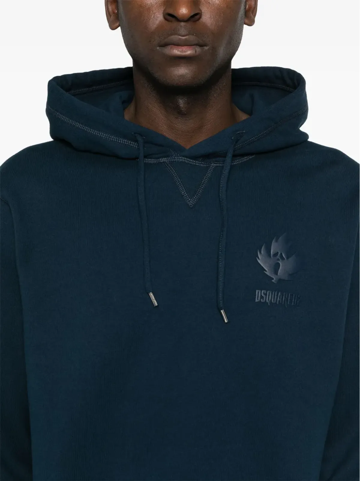 DSQUARED2 ロゴ入り コットン フーディー - 画像5