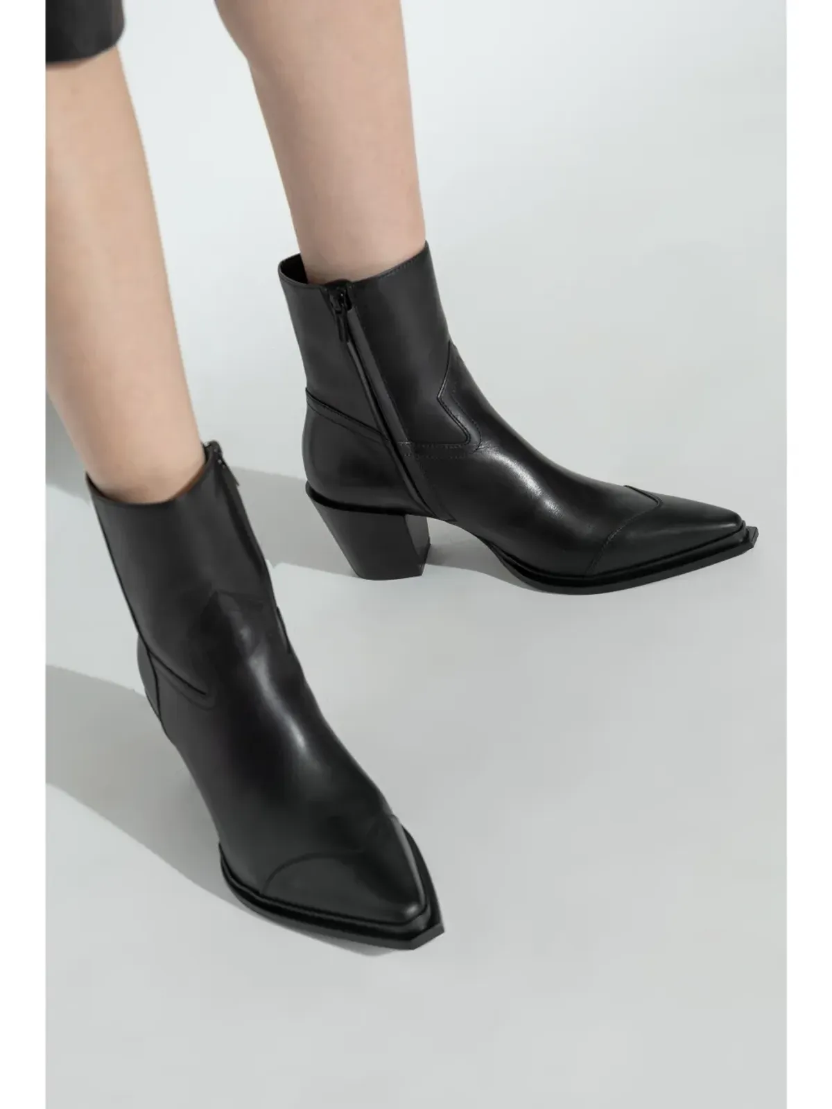 Jimmy Choo Cece カウボーイブーツ - ブラック - 画像2