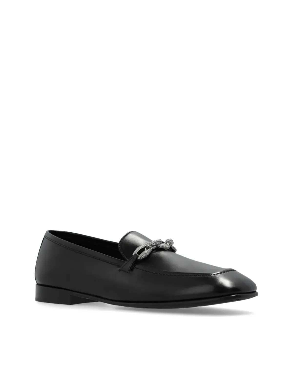 Jimmy Choo Tilda レザー ローファー - ブラック - 画像4