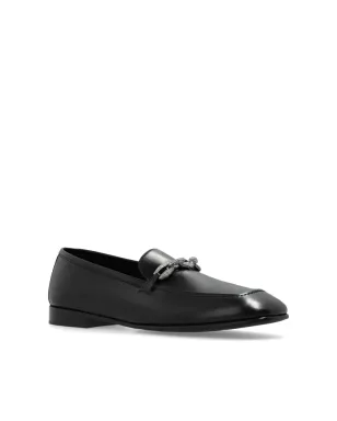 Jimmy Choo Tilda レザー ローファー - ブラック - サムネイル4