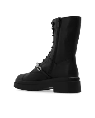 Jimmy Choo Nari クリスタル装飾のコンバットブーツ - ブラック - サムネイル5