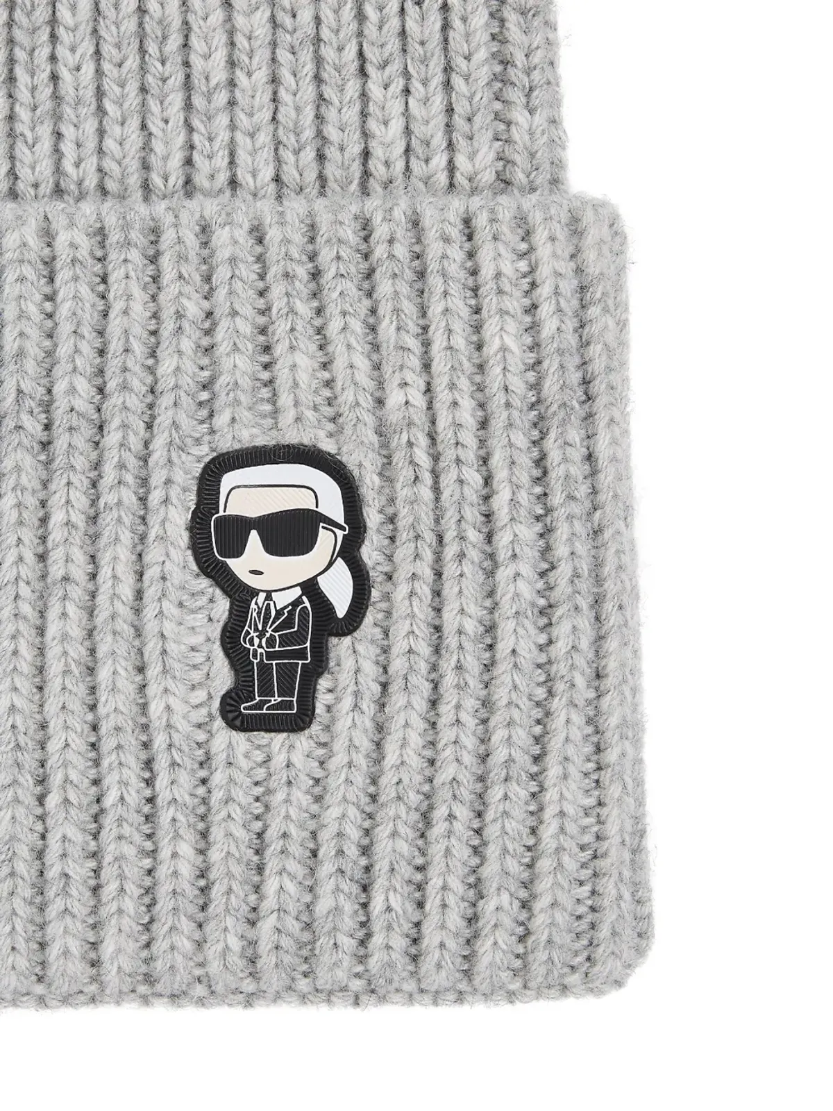 Karl Lagerfeld K/Ikonik 2.0 ビーニー - グレー - 画像3