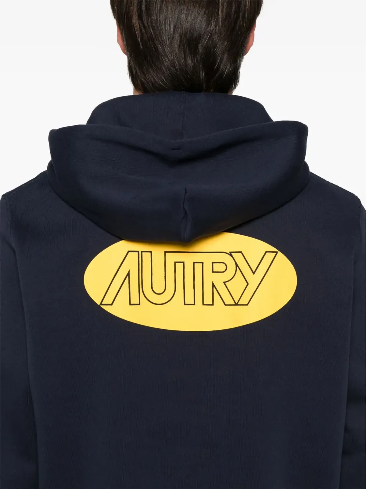 Autry ロゴプリント コットン フーディ - 画像5