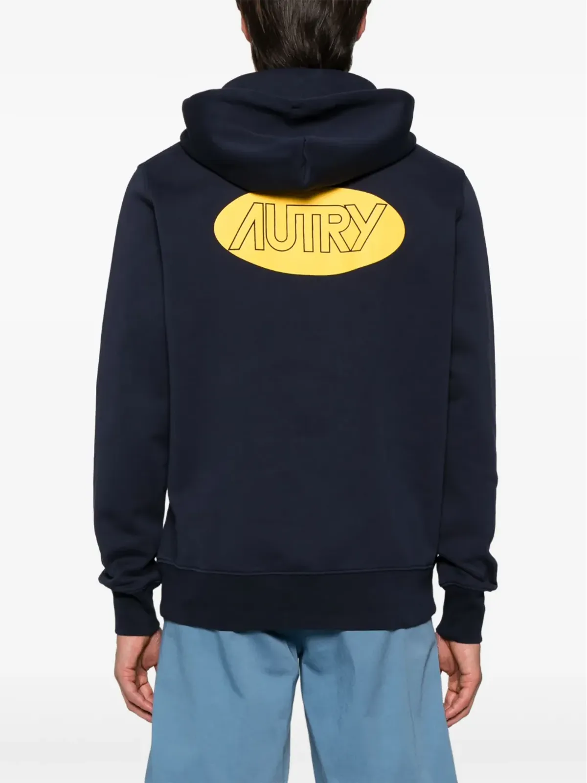 Autry ロゴプリント コットン フーディ - 画像4