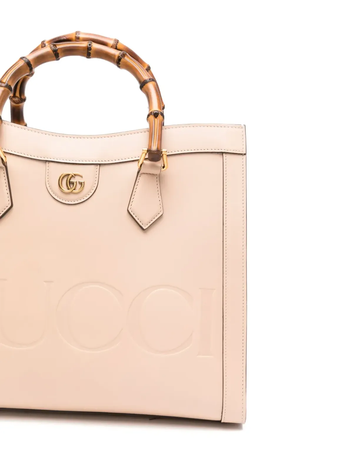 Gucci ミディアム ディアナ レザー トートバッグ - ピンク - 画像3