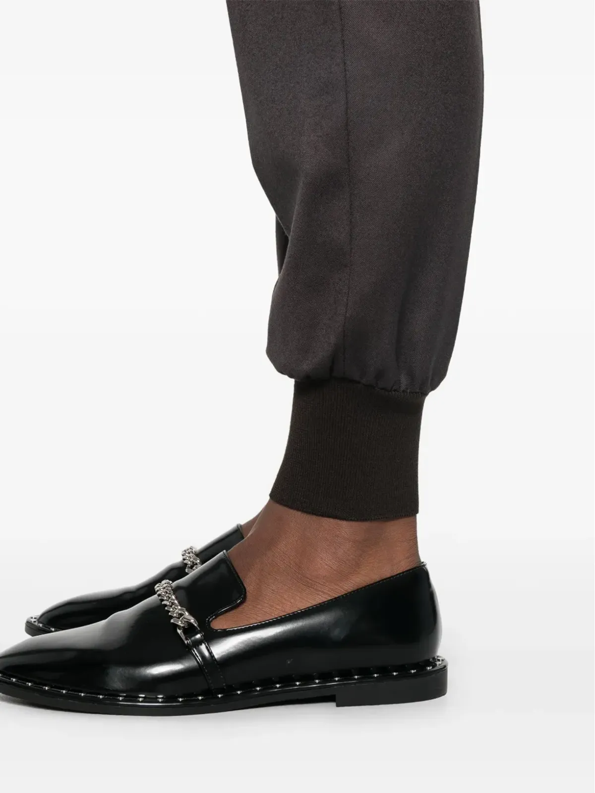 Stella McCartney ウール テーパードパンツ - グレー - 画像5