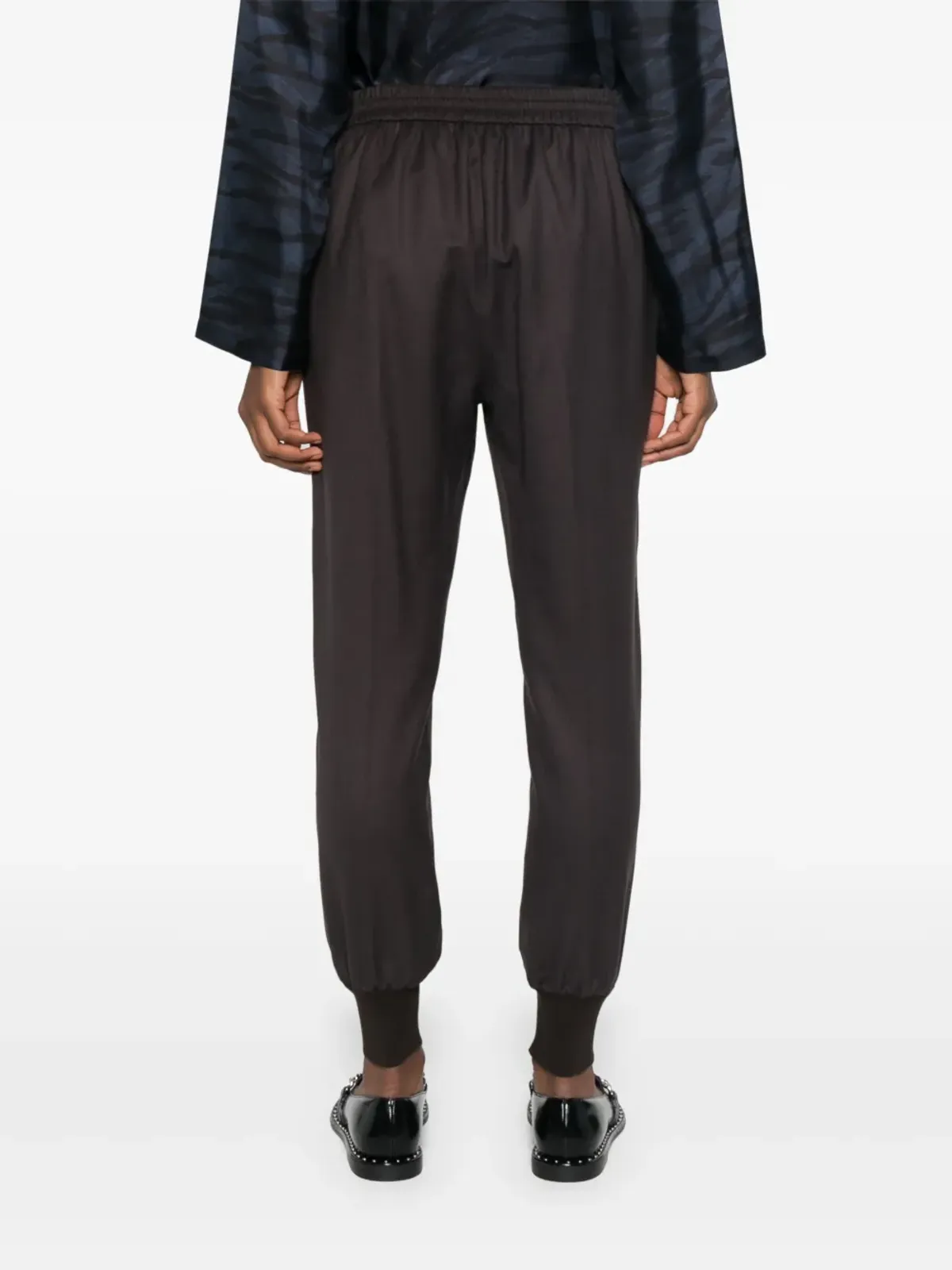 Stella McCartney ウール テーパードパンツ - グレー - 画像4