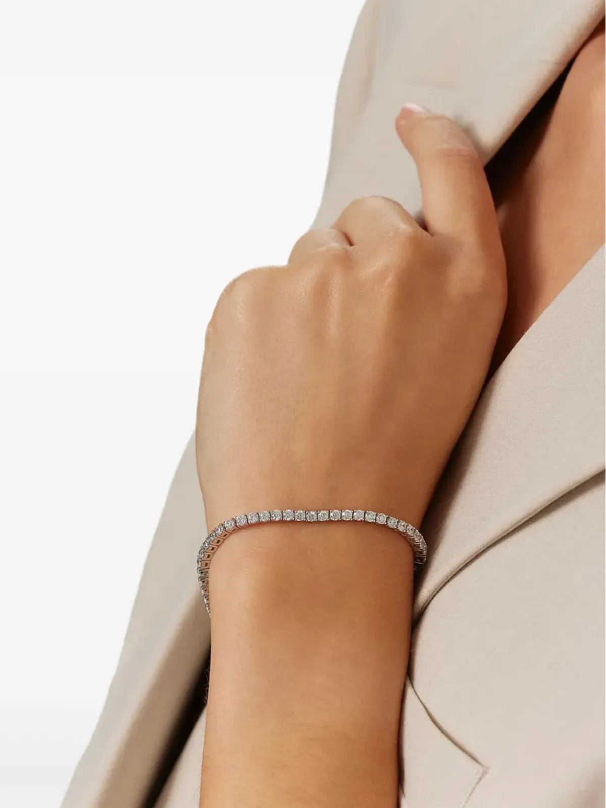 VEYNOU 18kt white gold Tennis diamond bracelet - 画像3