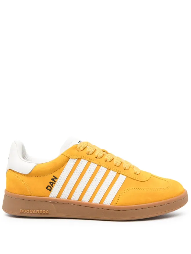 Dsquared2 DSQUARED2 ボクサー レザー スニーカー イエローの商品画像