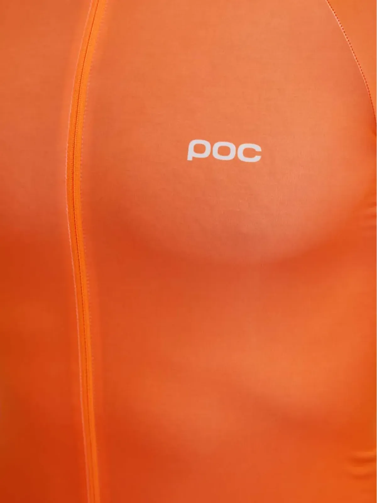 POC ジップフロント Tシャツ - オレンジ - 画像4