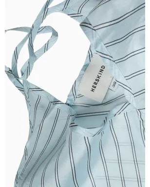 HERSKIND ストライプ柄シルクドレス（ブルー） - サムネイル3