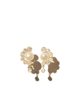 Pascale Monvoisin 9kt yellow gold Martha pearl stud earrings - サムネイル1