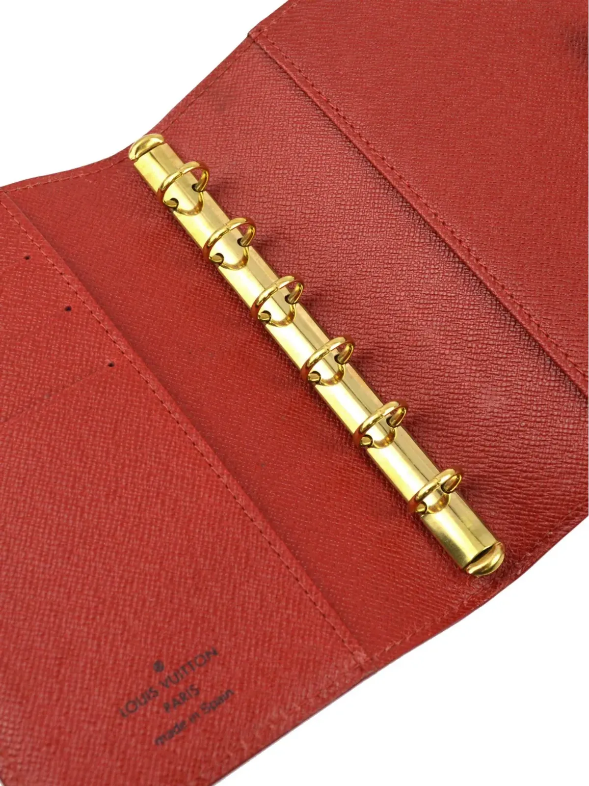Louis Vuitton ビンテージ 2001 Agenda PM ノートブックカバー - レッド - 画像4