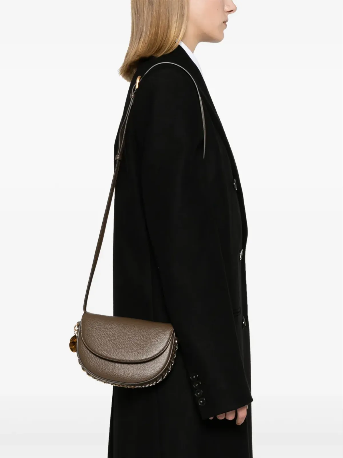 Stella McCartney Frayme チェーンディテール クロスボディバッグ - 画像2