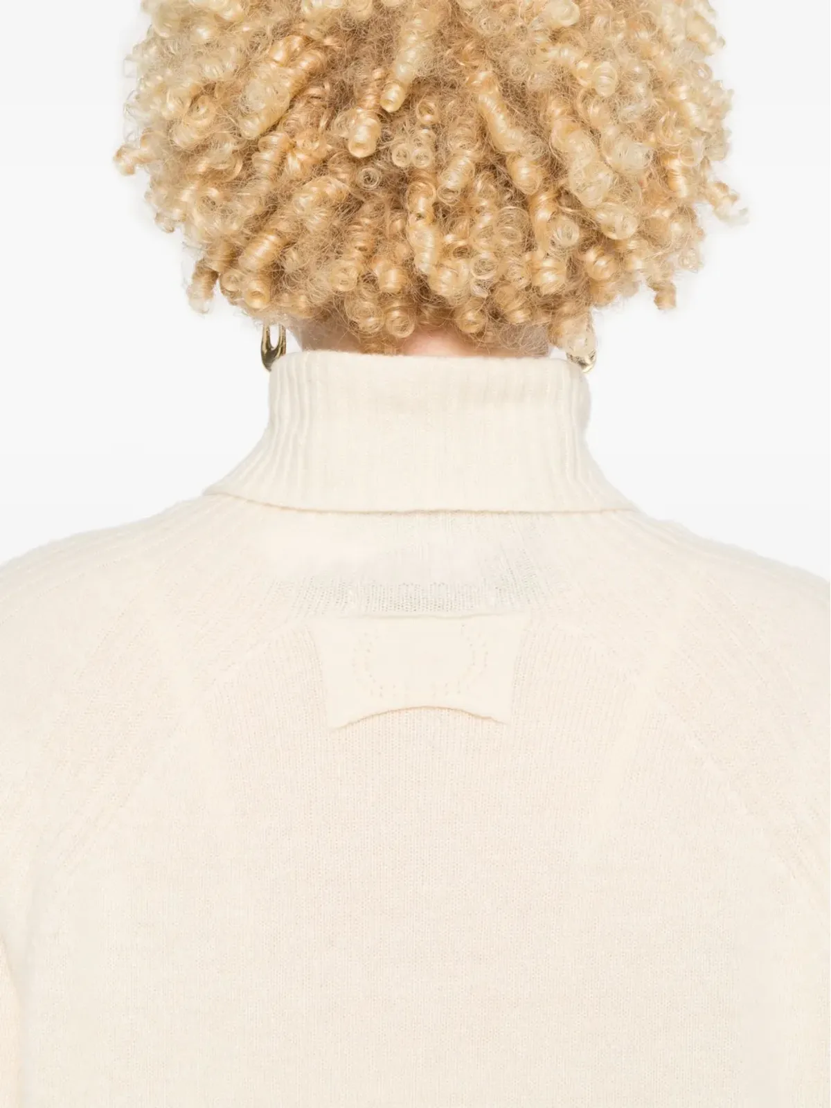 TWINSET ロールネック ウール・カシミヤ混紡 セーター - 画像5