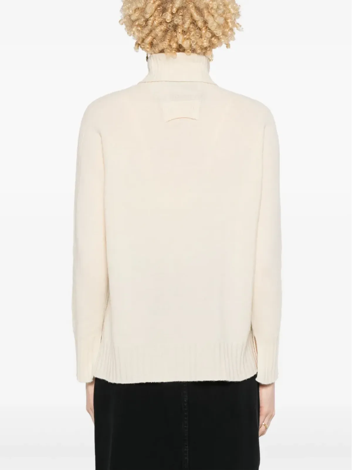 TWINSET ロールネック ウール・カシミヤ混紡 セーター - 画像4
