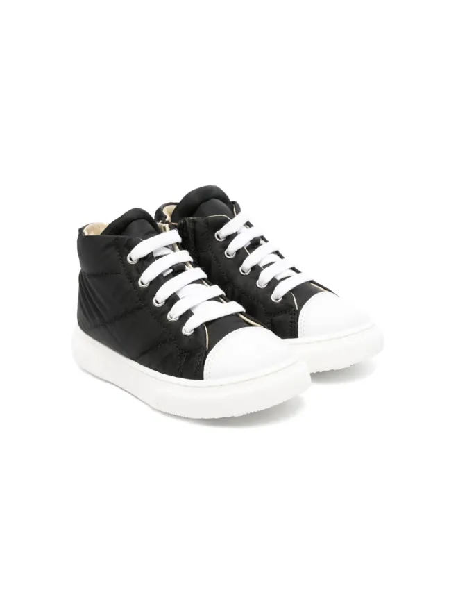Andrea Montelpare Andrea Montelpare パディッドハイトップスニーカーの商品画像