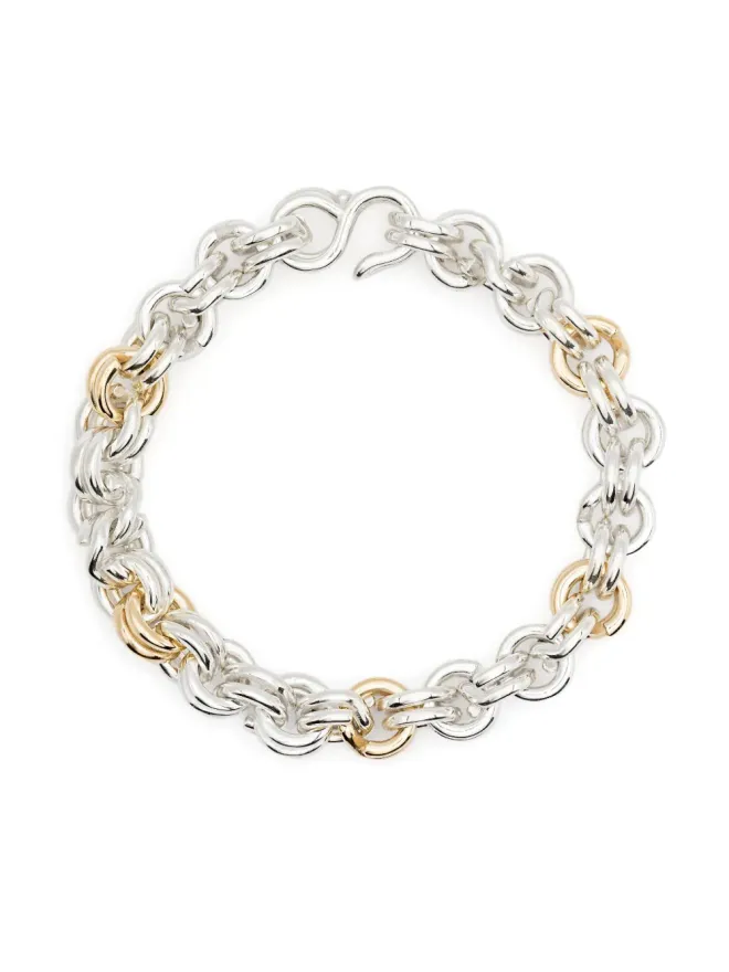 OUIE OUIE 14K イエローゴールド×スターリングシルバー ツートーン ブレスレットの商品画像