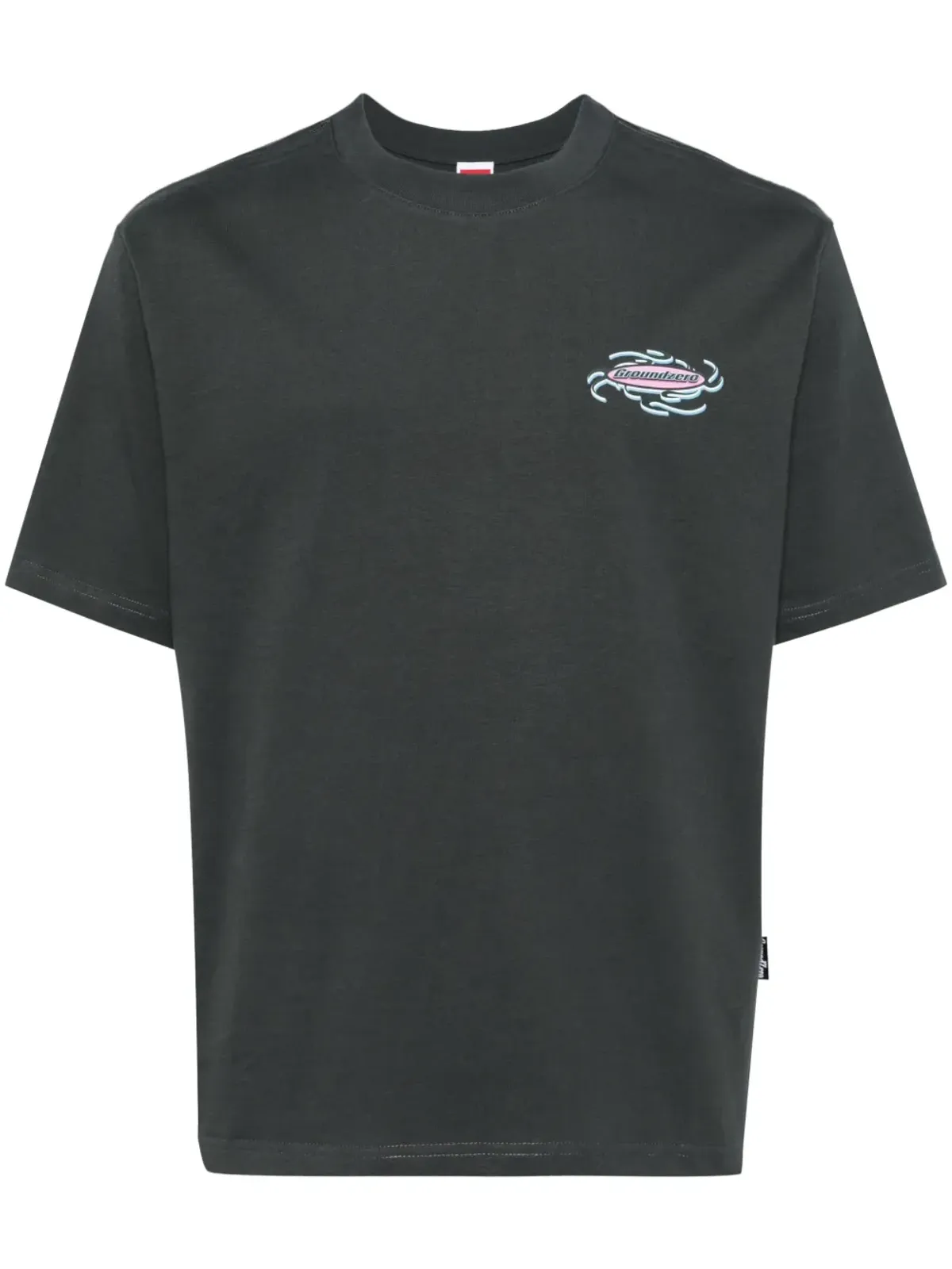 Ground Zero グラフィックプリント コットン Tシャツ - グレー - 画像1