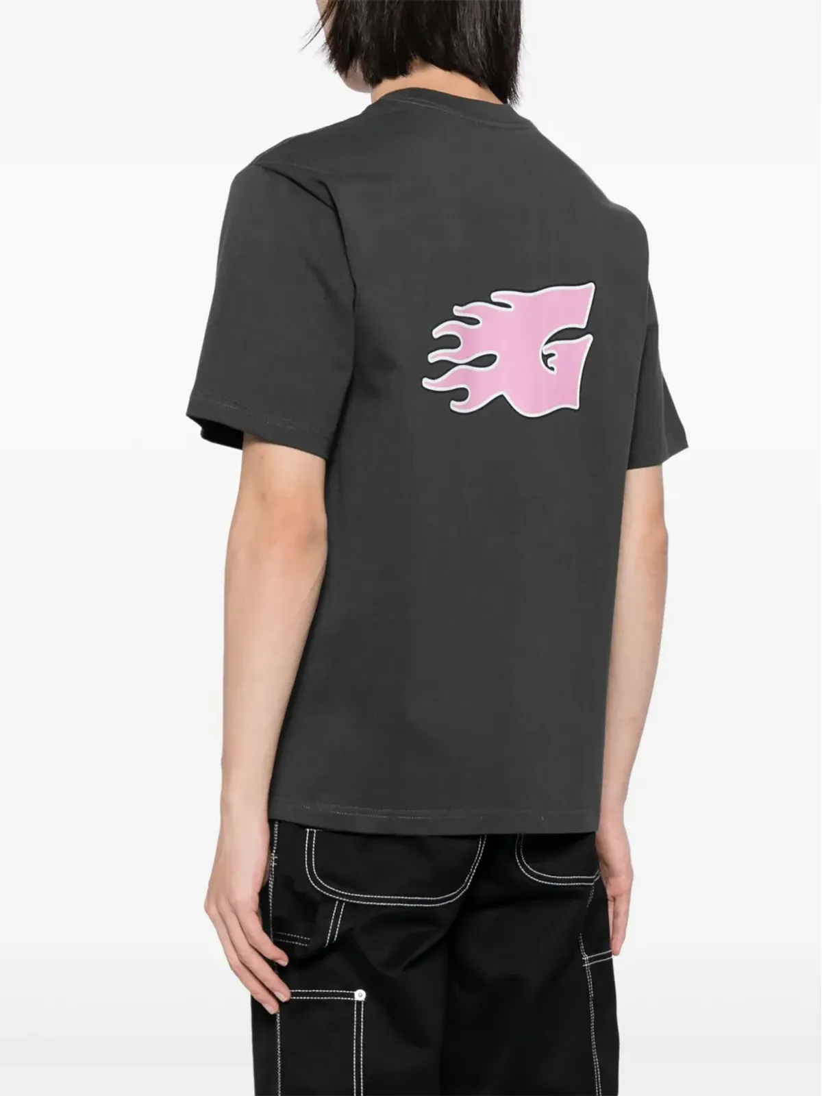 Ground Zero グラフィックプリント コットン Tシャツ - グレー - 画像4
