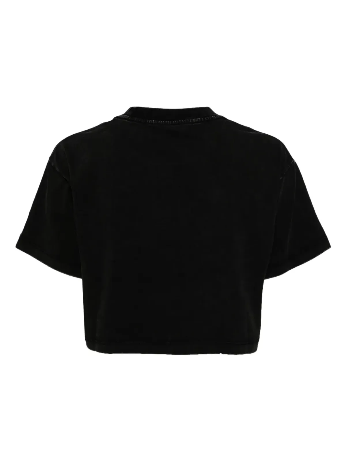Ground Zero ロゴ刺繍 washed Tシャツ ブラック - 画像2