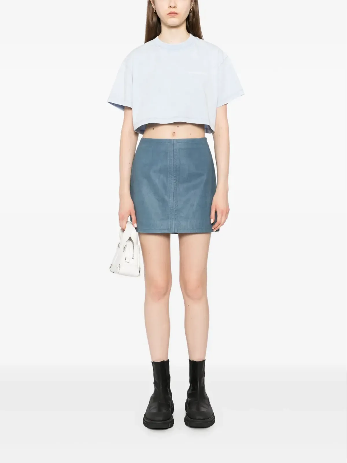 Ground Zero ロゴプリント クロップド Tシャツ - 画像2