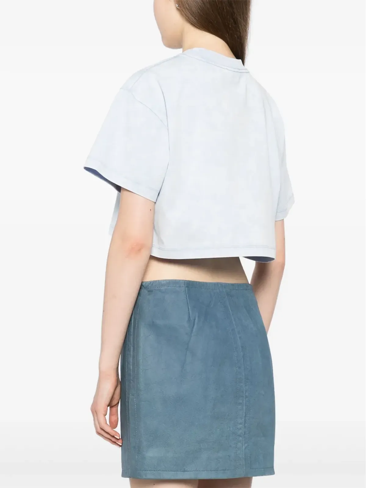 Ground Zero ロゴプリント クロップド Tシャツ - 画像4