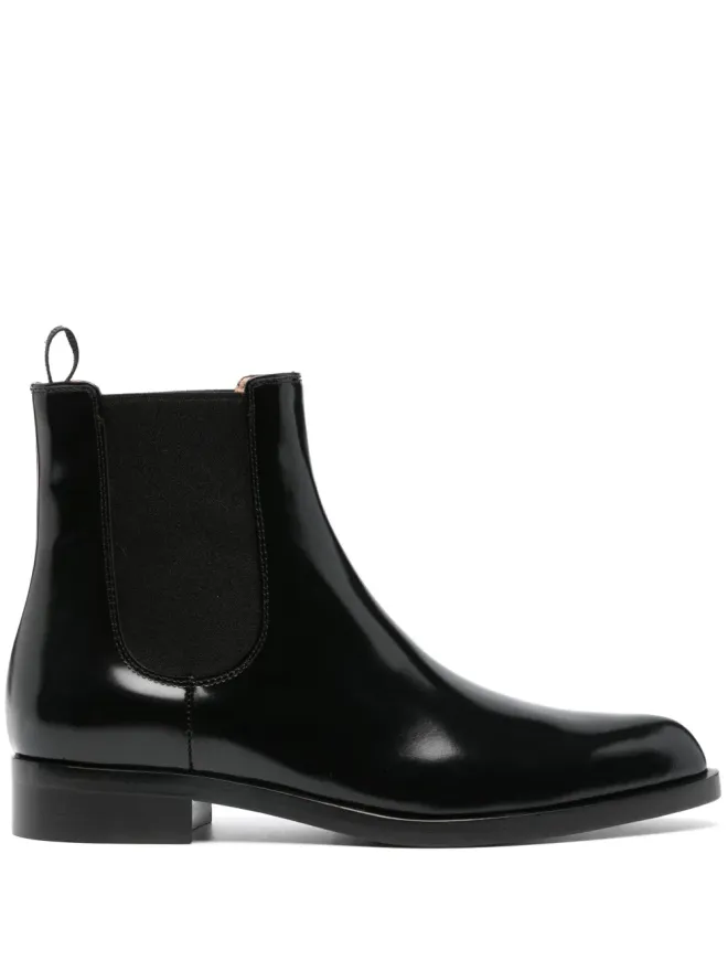 Gianvito Rossi Gianvito Rossi 25mm レザー チェルシー ブーツ - ブラックの商品画像