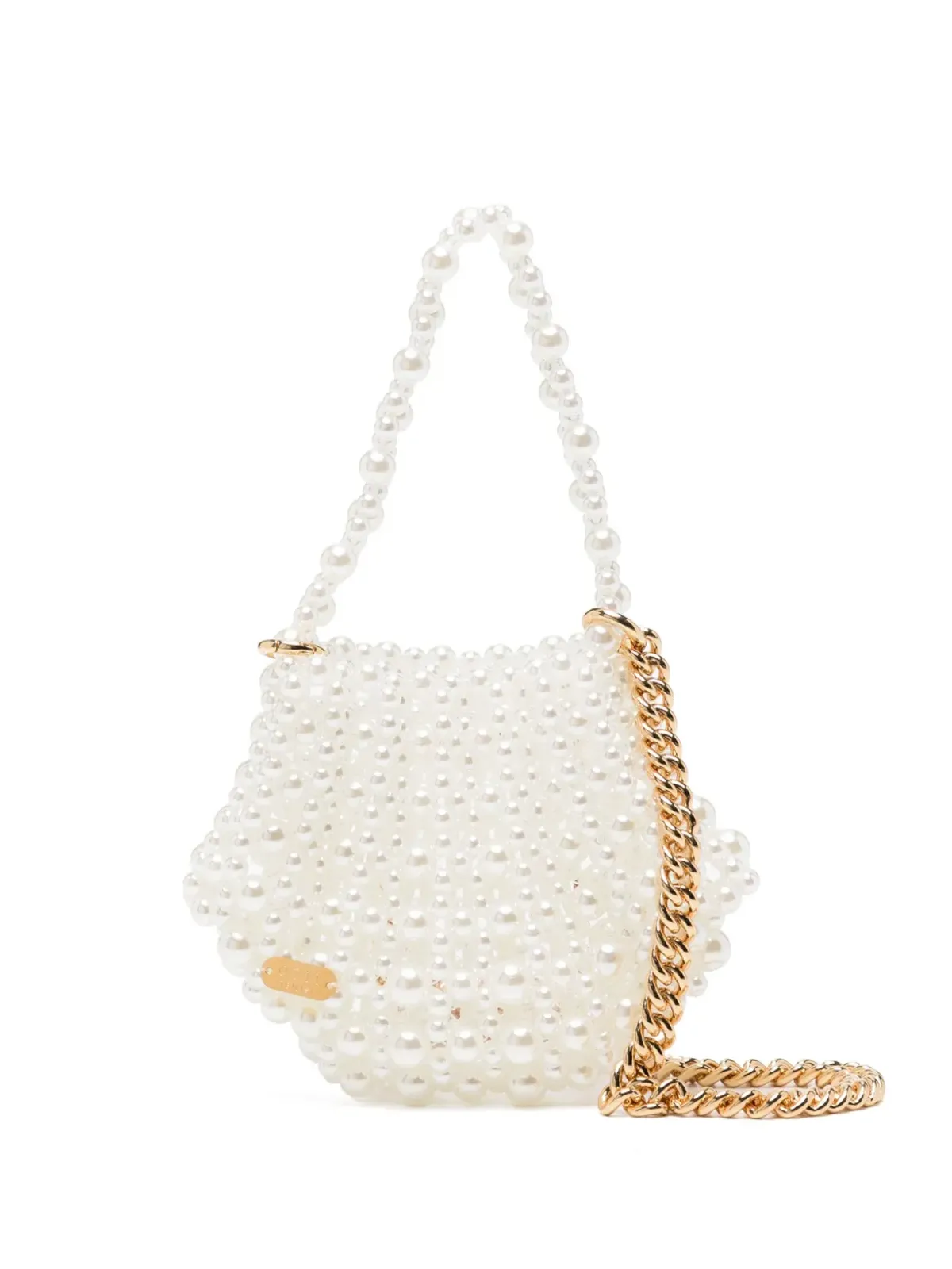 0711 mini Arielle shoulder bag - White - 画像1