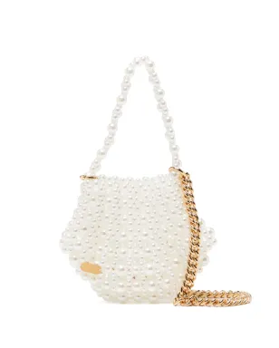 0711 mini Arielle shoulder bag - White - サムネイル1