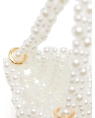 0711 mini Arielle shoulder bag - White - サムネイル5