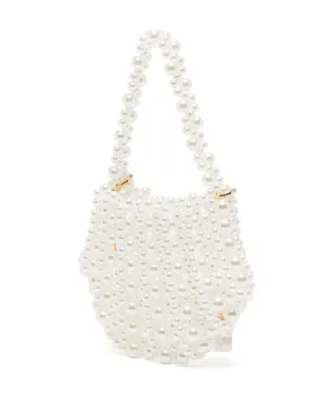 0711 mini Arielle shoulder bag - White - サムネイル3
