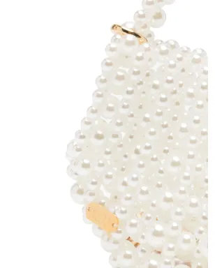 0711 mini Arielle shoulder bag - White - サムネイル4