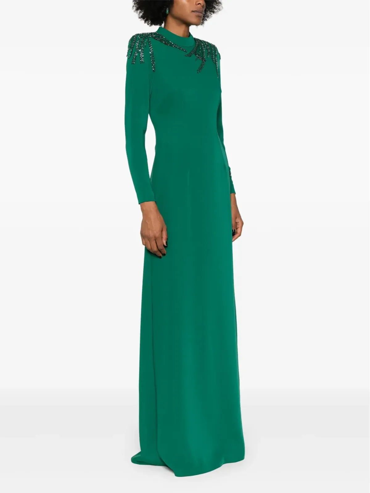 CRISTALLINI Nemesis maxi dress - Green - 画像3