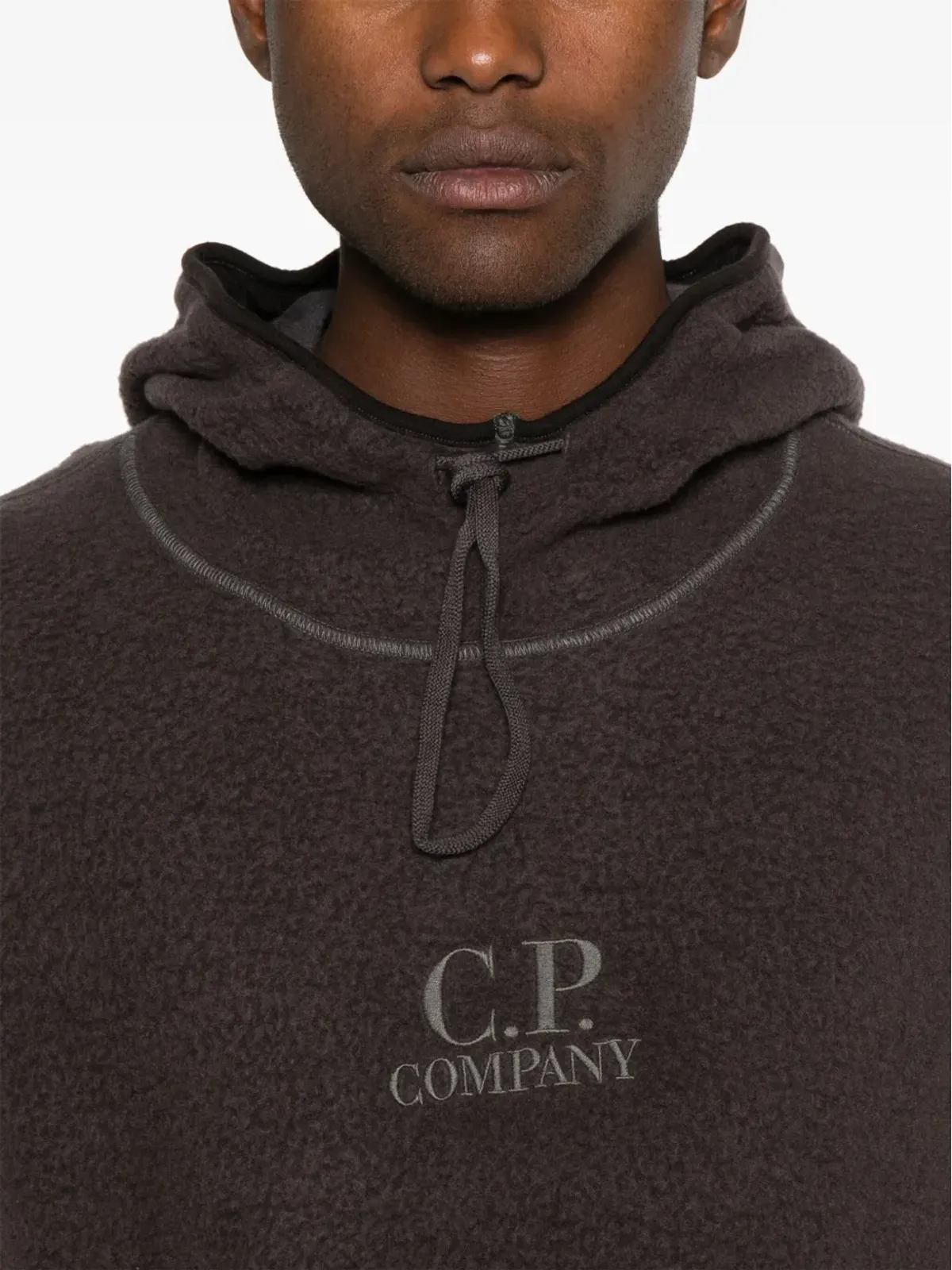 C.P. Company フリース フーディー - パープル - 画像5