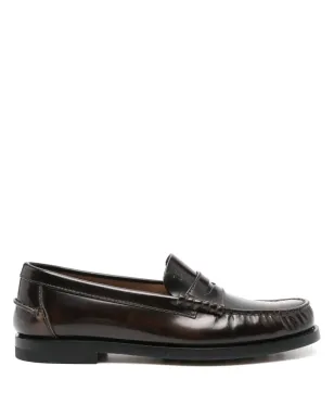 Tod's ブラッシュドレザー ローファー - ブラウン - サムネイル1