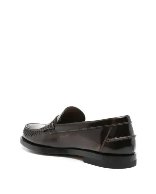 Tod's ブラッシュドレザー ローファー - ブラウン - サムネイル3
