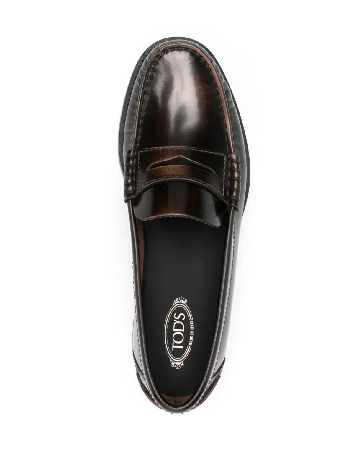 Tod's ブラッシュドレザー ローファー - ブラウン - 画像4