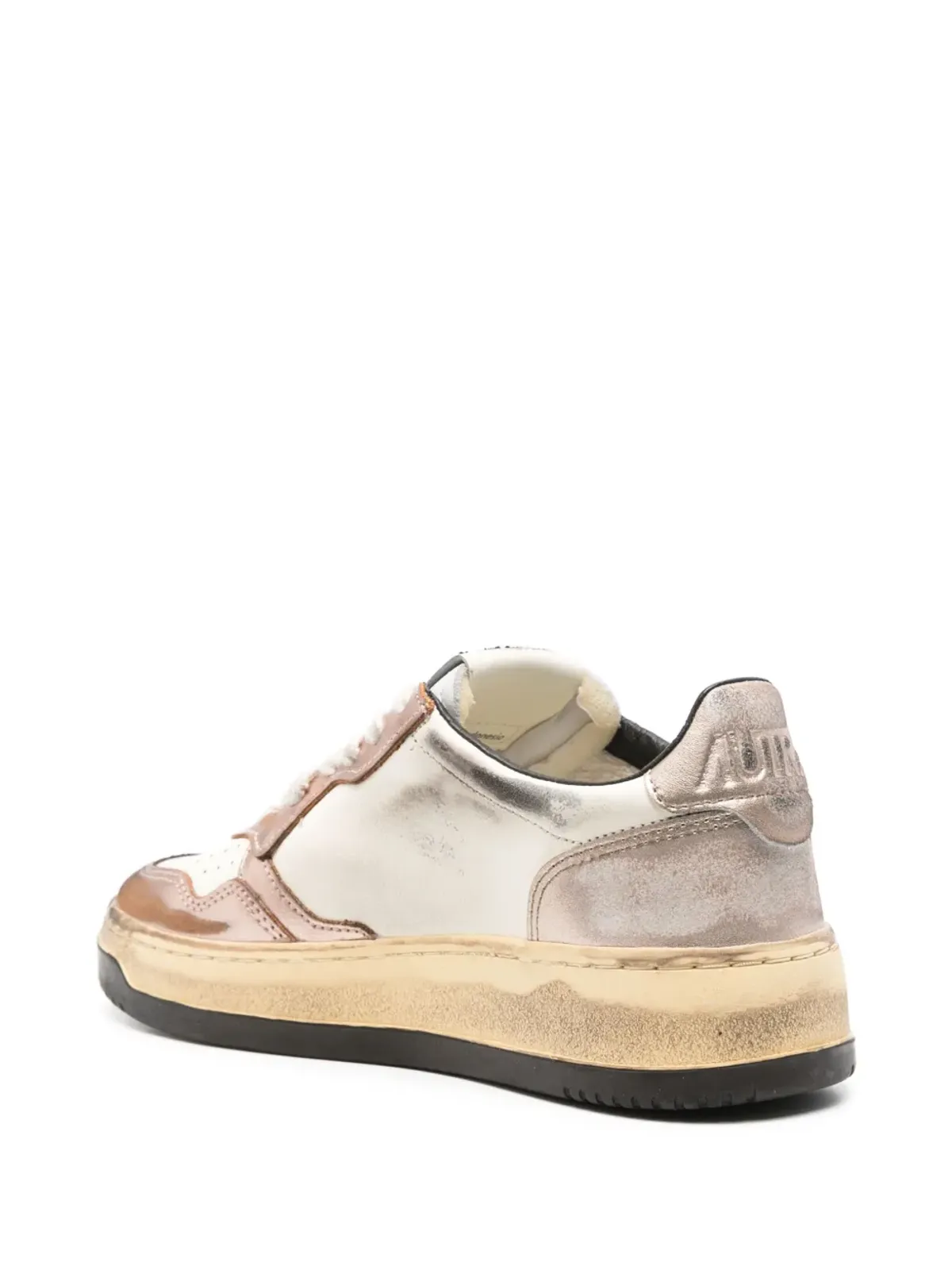 Autry Medalist Super Vintage distressed sneakers - White - 画像3