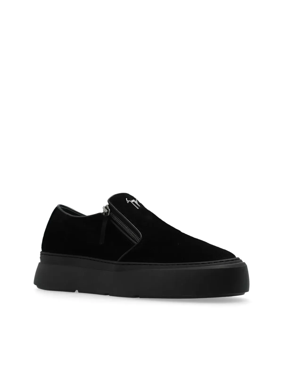Giuseppe Zanotti ロゴタグスニーカー - 画像4