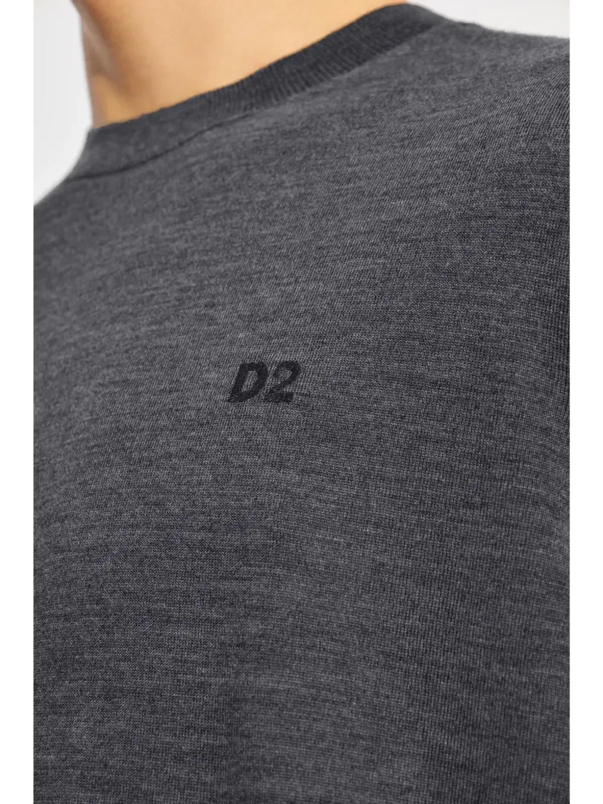 DSQUARED2 ロゴ刺繍ニットセーター - グレー - 画像5